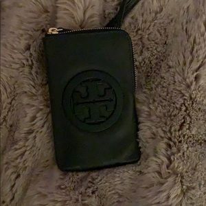 tory burch blue wallet purse